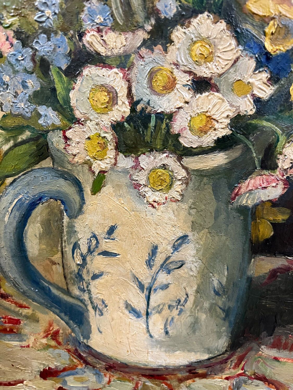 Table bouquet of country flowers