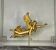 Gilded wooden sculpture, draped angel, Austria around 1800