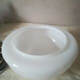 Round opaline ceiling light