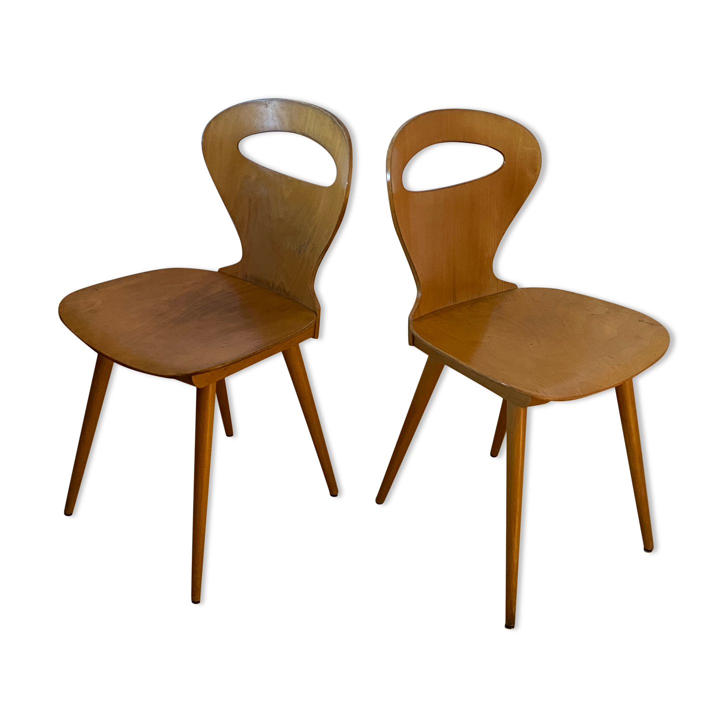 Pair of ant chairs, Baumann 50s