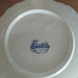 Plat à tarte Sarreguemines modèle Romantic