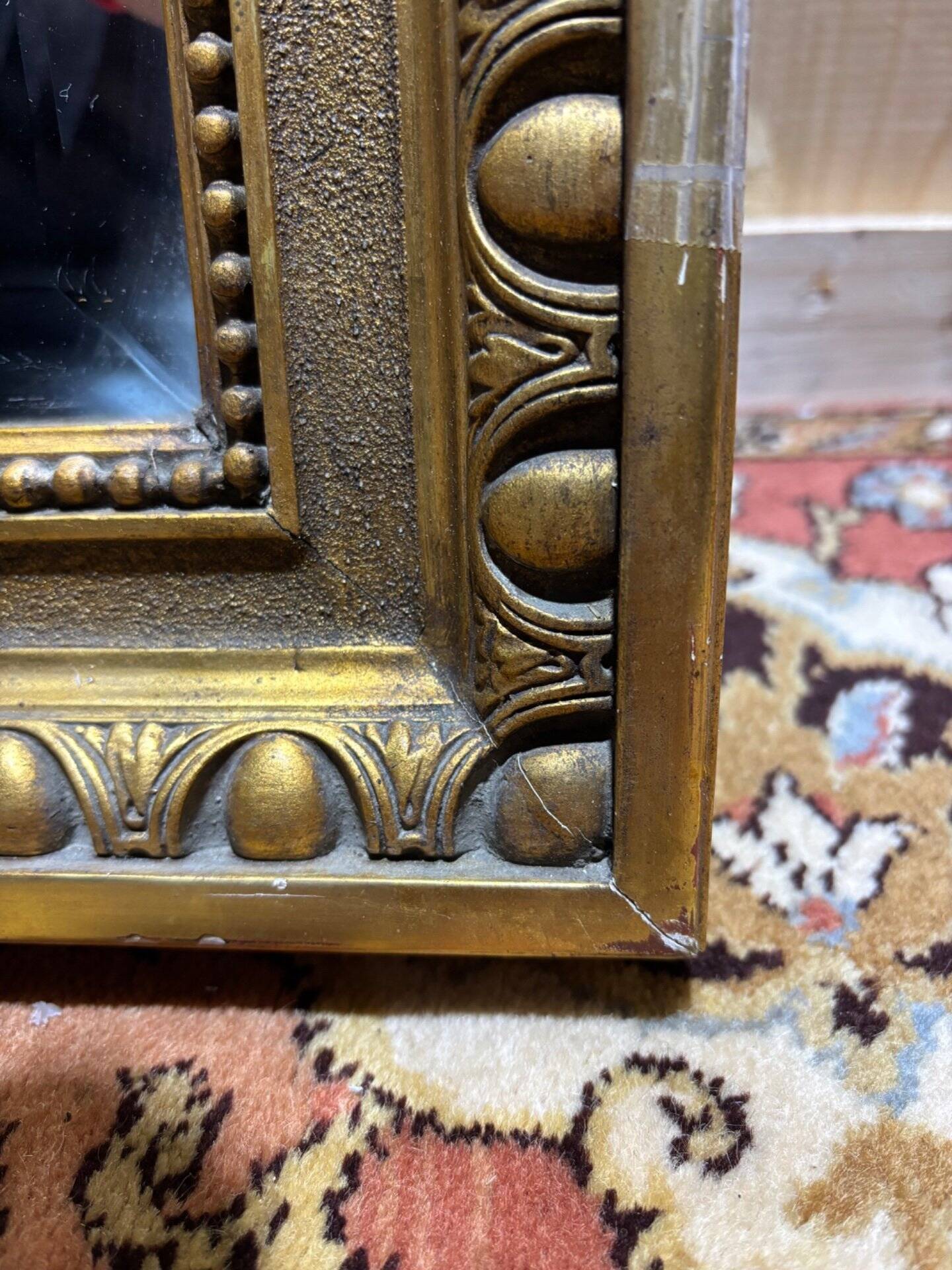 Louis XVI style rectangular mirror