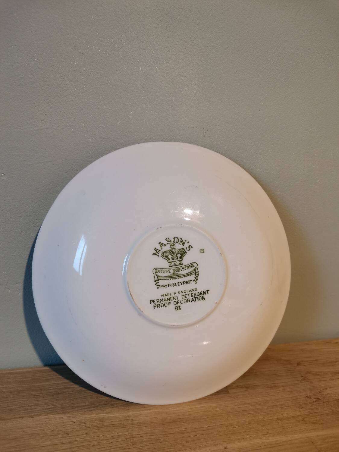 Vintage flower pattern plate Mason's Paynsleypatt made in England