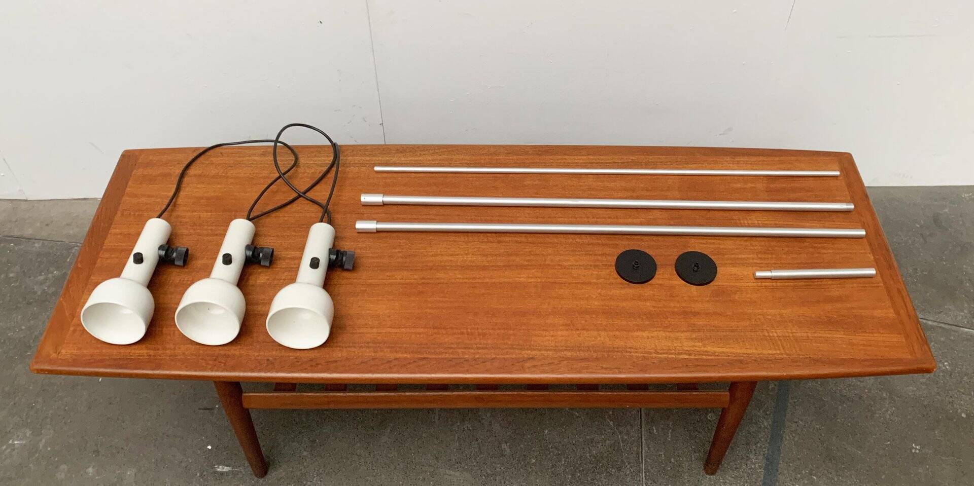 Floor lamp from the mid-century German GDR space age by Narva.