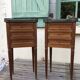 Set de 2 tables de chevets style Louis XVI