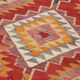 Turkish Handwoven Vintage Herki Kilim 100 cm x 345 cm