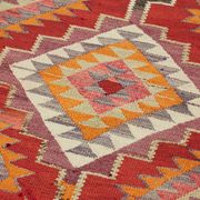 Tapis kilim vintage Herki tissé à la main en Turquie 100 cm x 345 cm