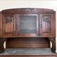 2-body art deco buffet in solid wood circa 1940