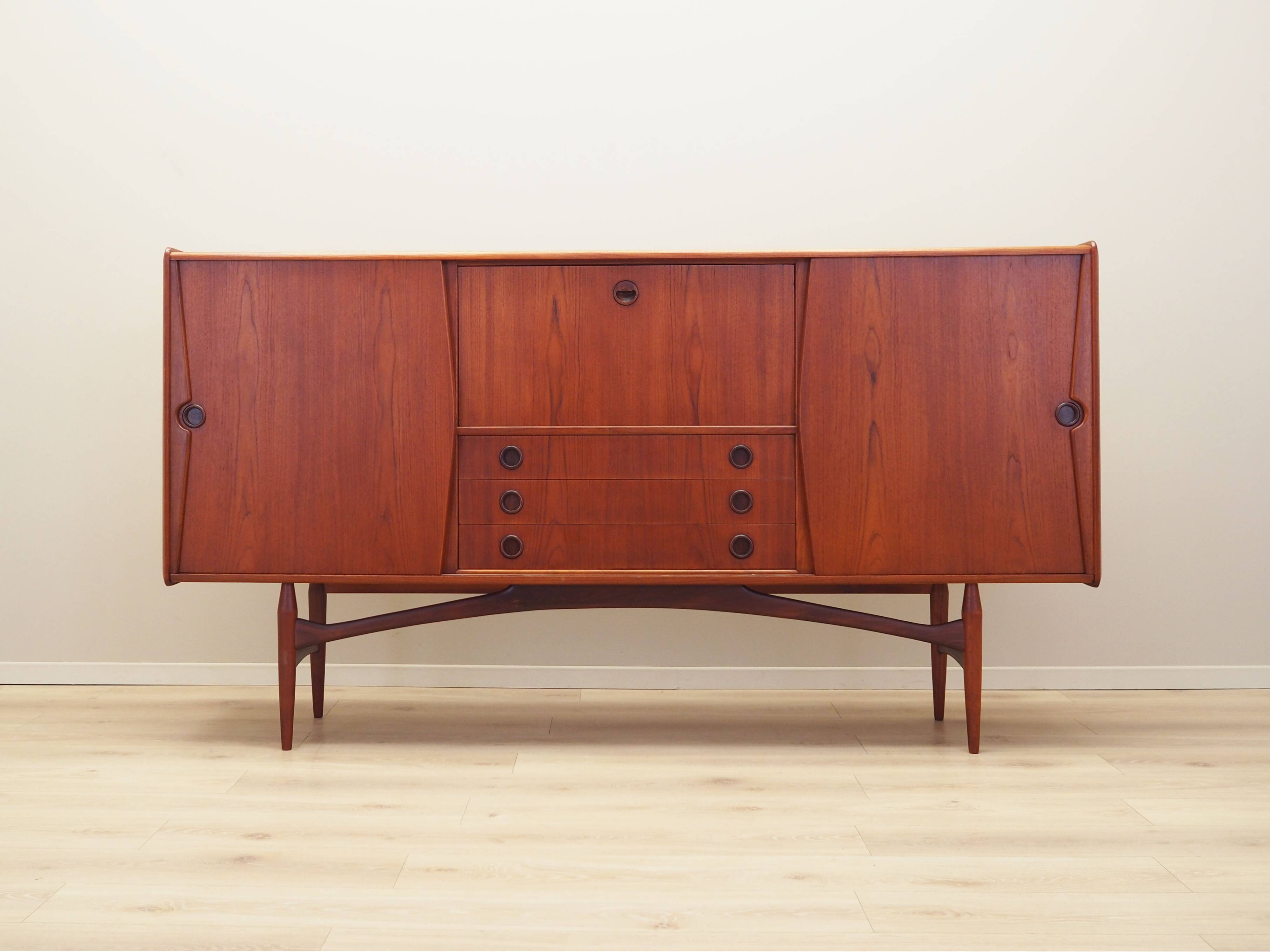 High teak sideboard, Danish design, 1970s, production: Denmark