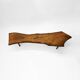 Table basse arbre vintage Live Edge 1960 Bois 1970