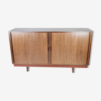 Low buffet with jealousies doors in rosewood from the 60s