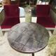 Set f 2 vintage club chairs and table