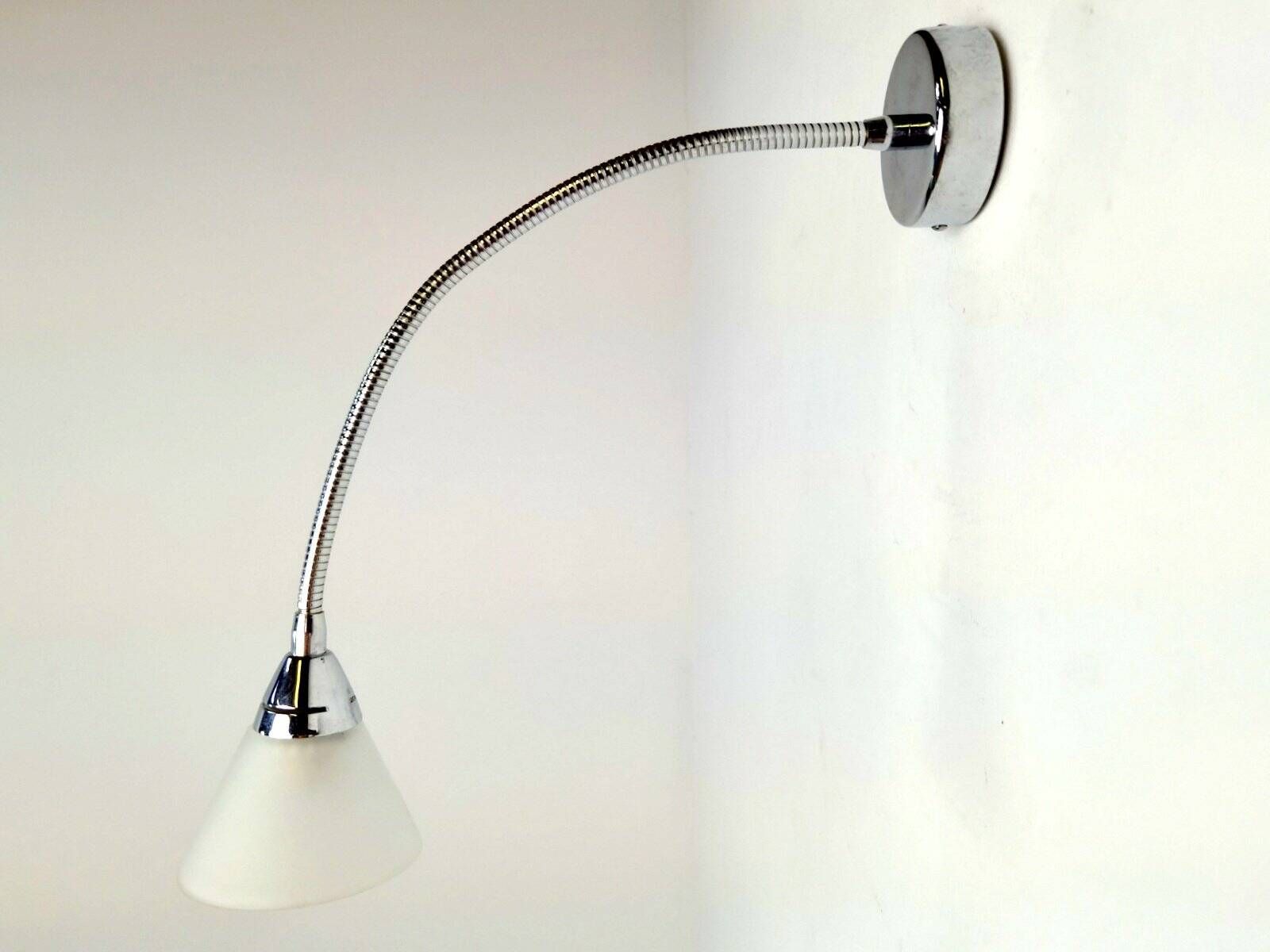 Postmodern Flexible Gooseneck Wall Light from Alva-Line, Italy, 1970s, Set of 2