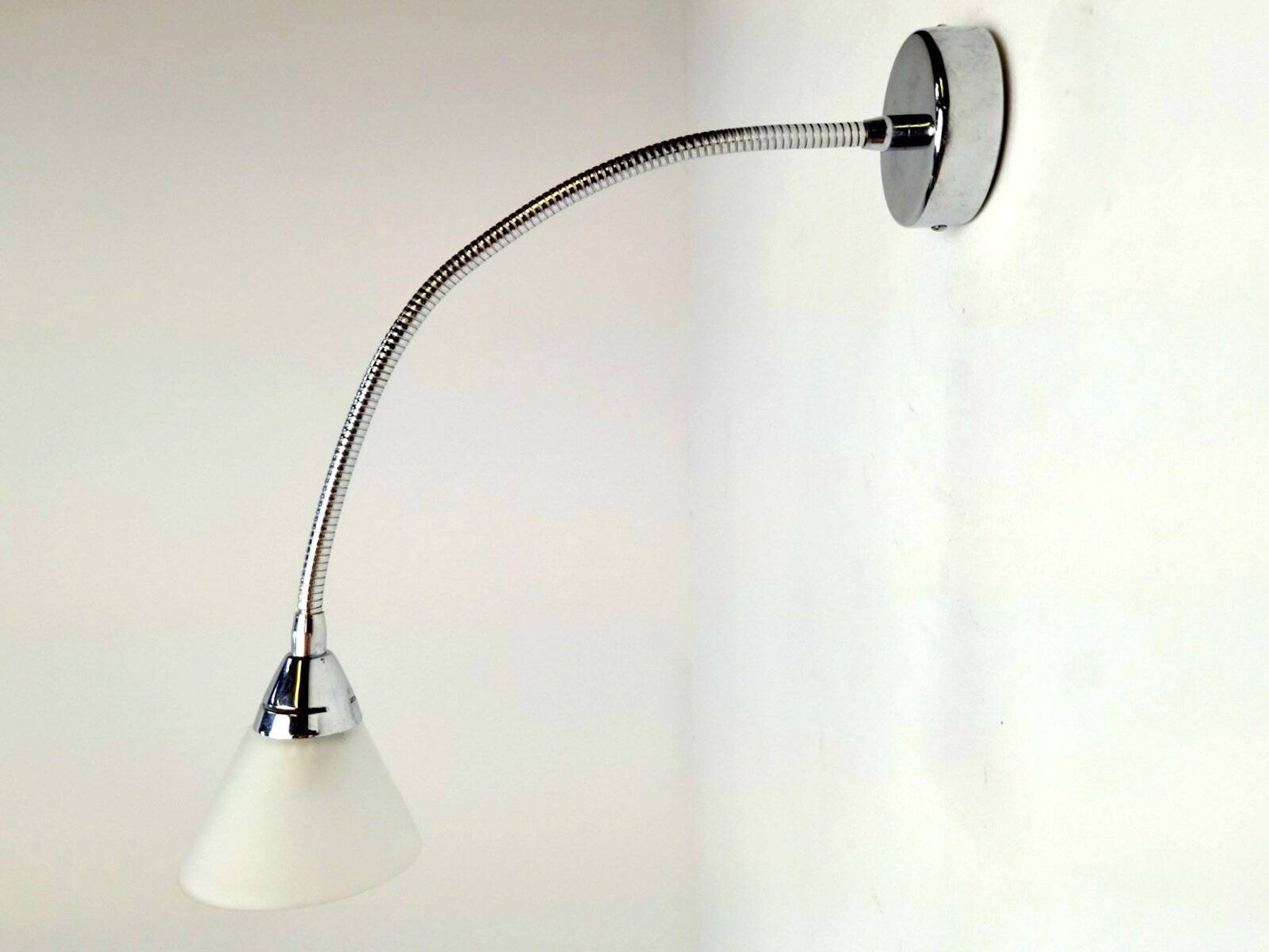 Postmodern Flexible Gooseneck Wall Light from Alva-Line, Italy, 1970s, Set of 2