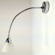Postmodern Flexible Gooseneck Wall Light from Alva-Line, Italy, 1970s, Set of 2