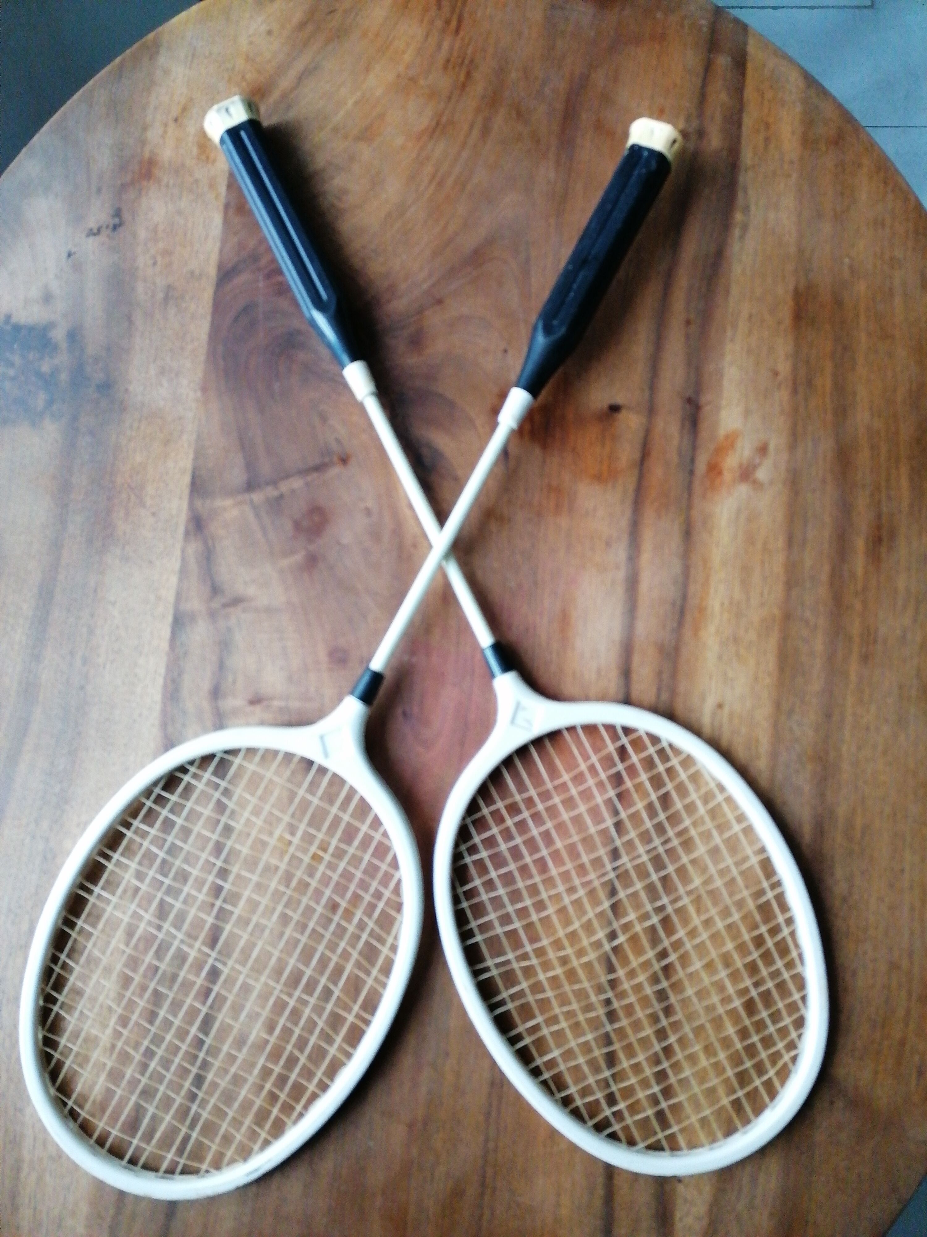 Pair of vintage rackets