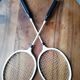 Pair of vintage rackets