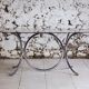 Chrome and smoked glass dining table in the style of Gastone Rinaldi, 1970.