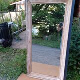 Mirror in molded and white fir (Papeete collection)