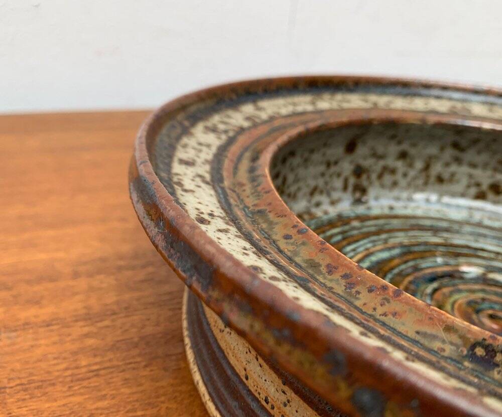 Danish studio pottery bowl from the mid-century by Erik Askholm, 1960s