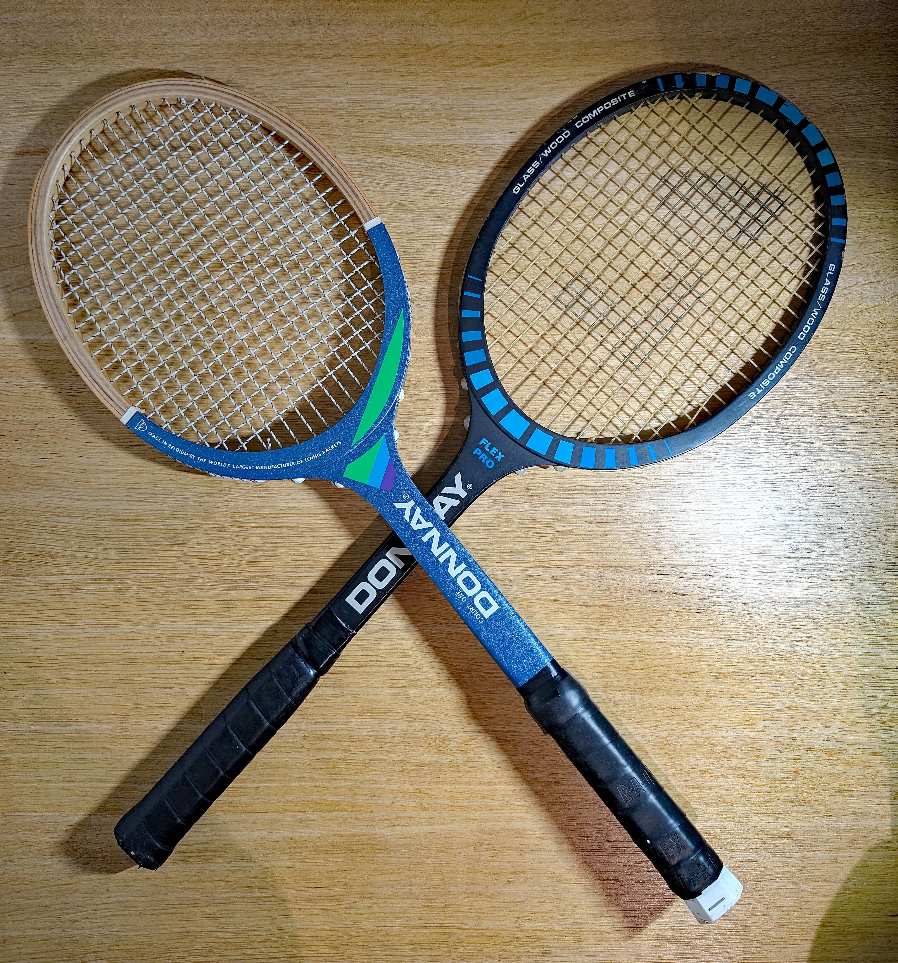 Vintage tennis rackets – Made in Belgium