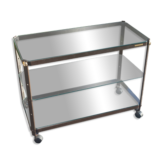 Rolling dessert trolley designed by Pierre Vandel