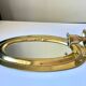 Vintage  Brass Wall mirrored Candle Sconce