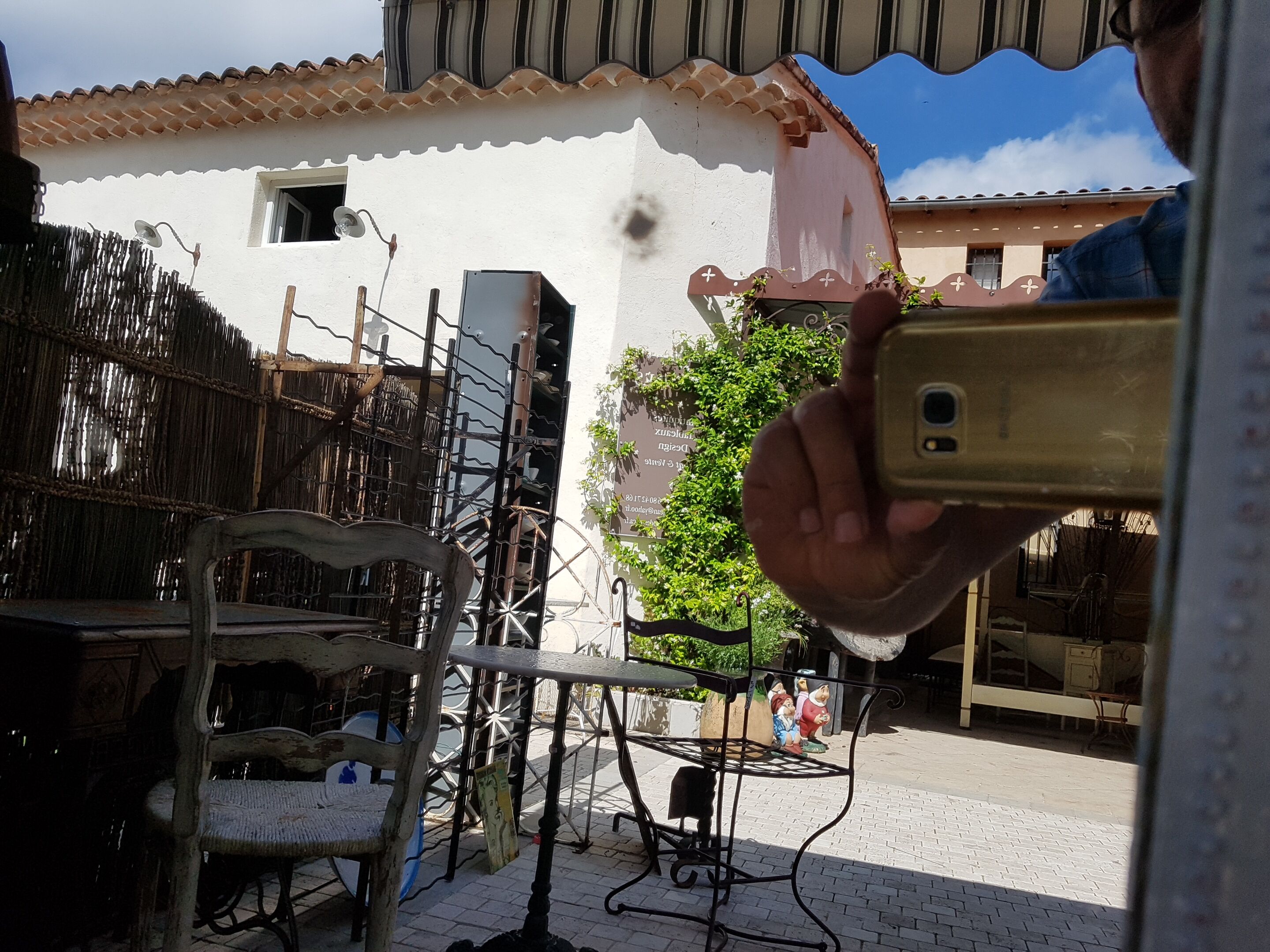 Louis xvi style trumeau painted mirror  163x84cm