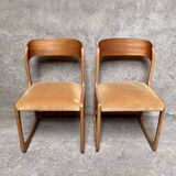 Pair of Baumann Traineau chairs