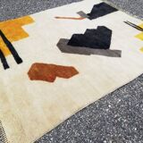 Tapis beni mrirt fait main grande taille 200 x 300 cm