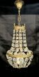 Small 20th century hot air balloon chandelier