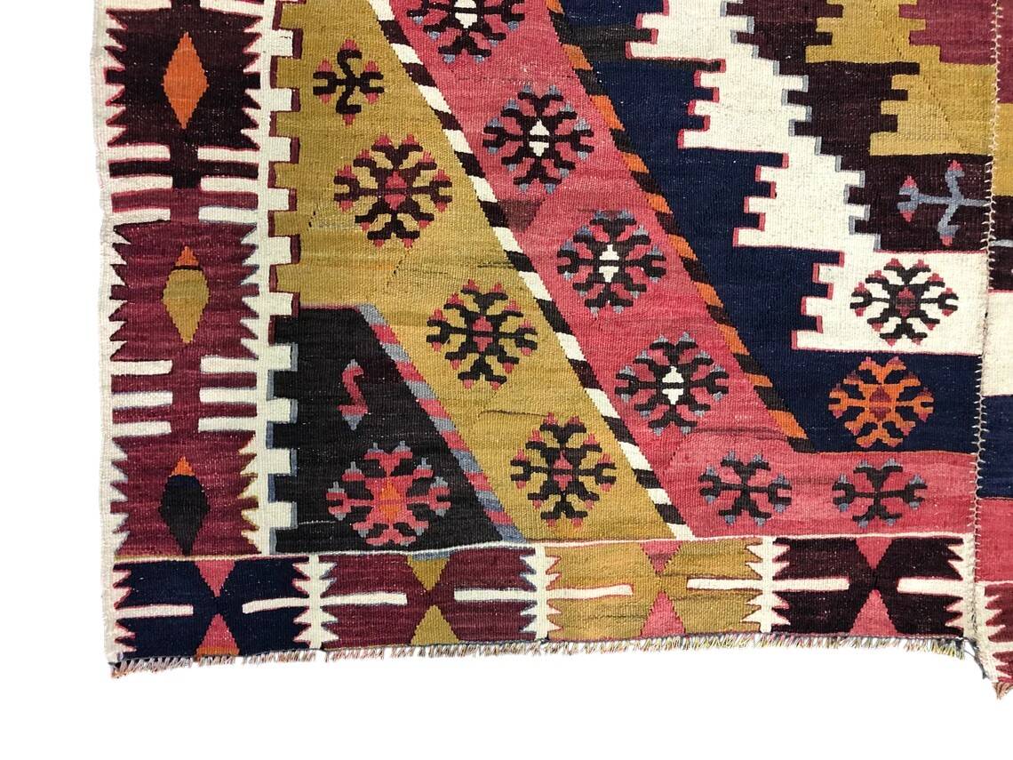 Oversize Handwoven Kilim Rug