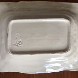 Asparagus dish with integrated drainer