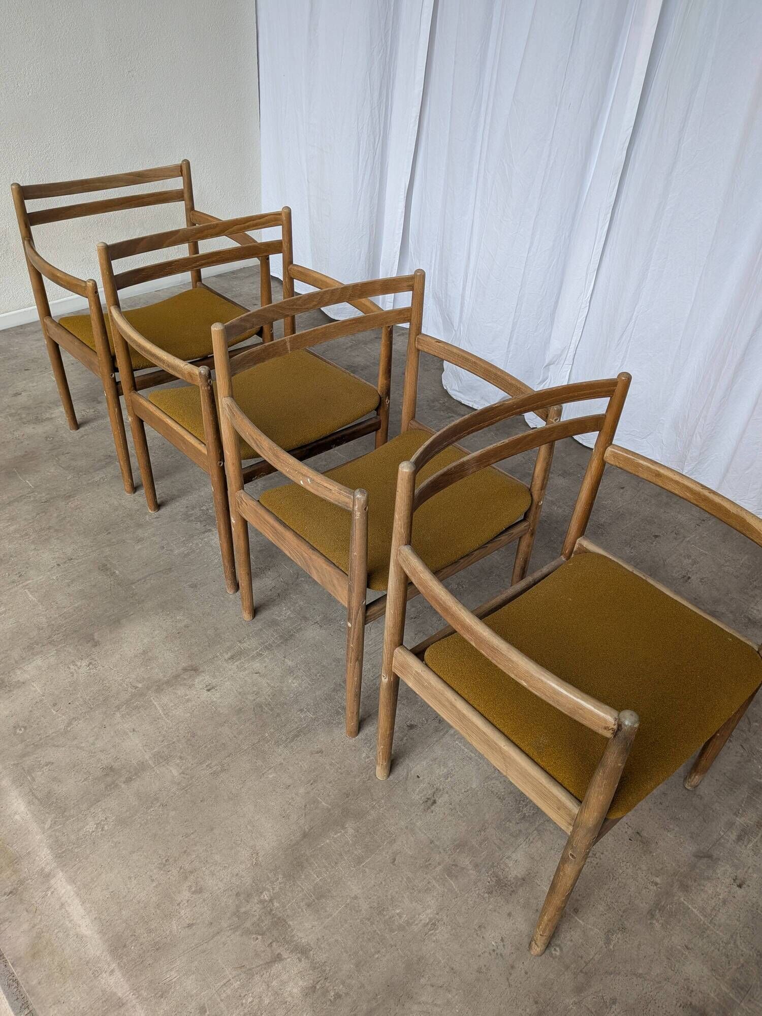 Set of 4 Yugoslav STOL Kamnik Armchairs /Vintage Mid Century Dining Chair