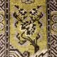 Antique Chinese Pao Tao Rug 145x68 cm, Wool, Gold and Brown