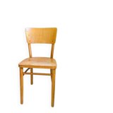 Chaise vintage Frankfurter en bois Mid-Century design rétro classique pour