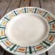 Badonviller ceramics round plate quiberon collection