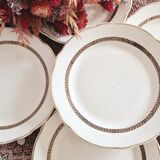 Set of 10 dessert plates Digoin Sarreguemines