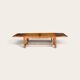 Grande table de ferme - 2 bancs - 2 rallonges 
