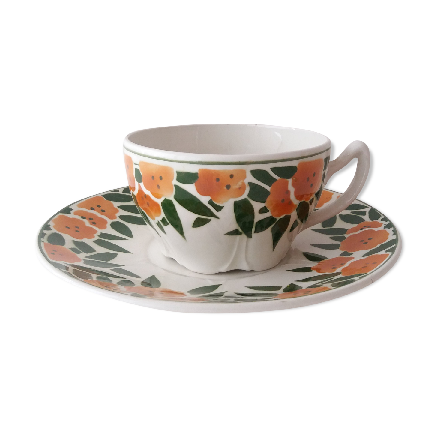 Breakfast cup and saucer