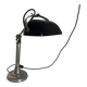 1930s vintage lamp Pirouett Art Deco black opaline - 45 cm