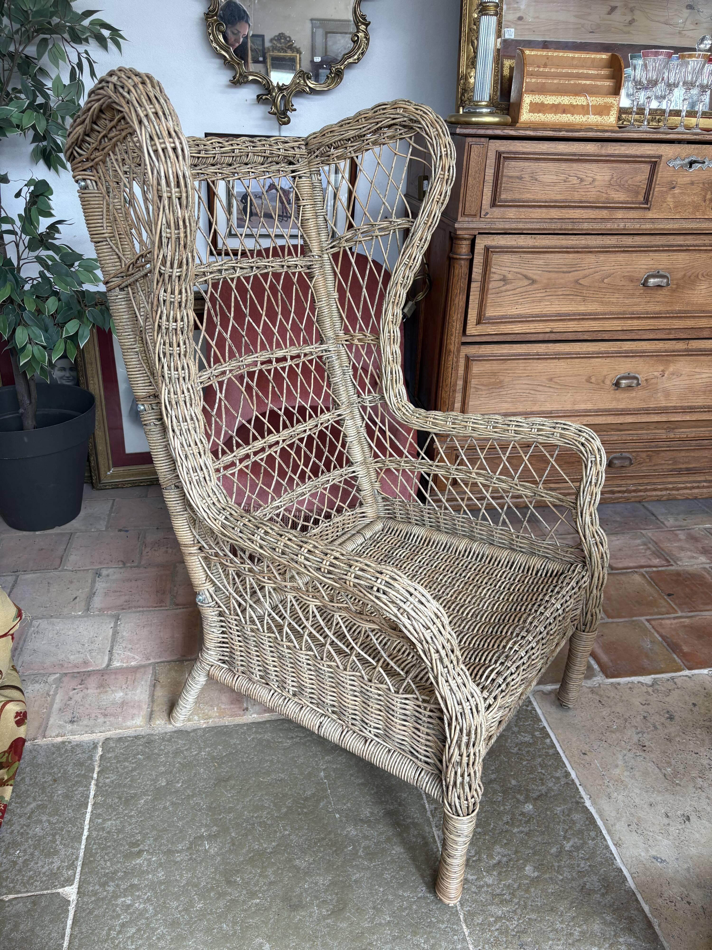 Fauteuil en rotin