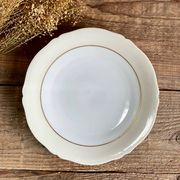 4 Limoges porcelain flat plates LEGRAND France
