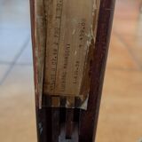 Vintage mahogany chairs – sage green velvet – German design