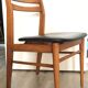 Set de 4 chaises scandinave vintage 1960