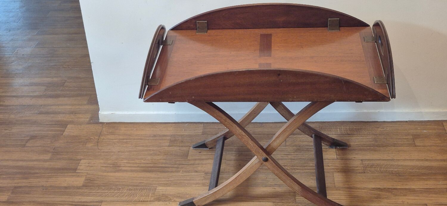Mahogany marine table
