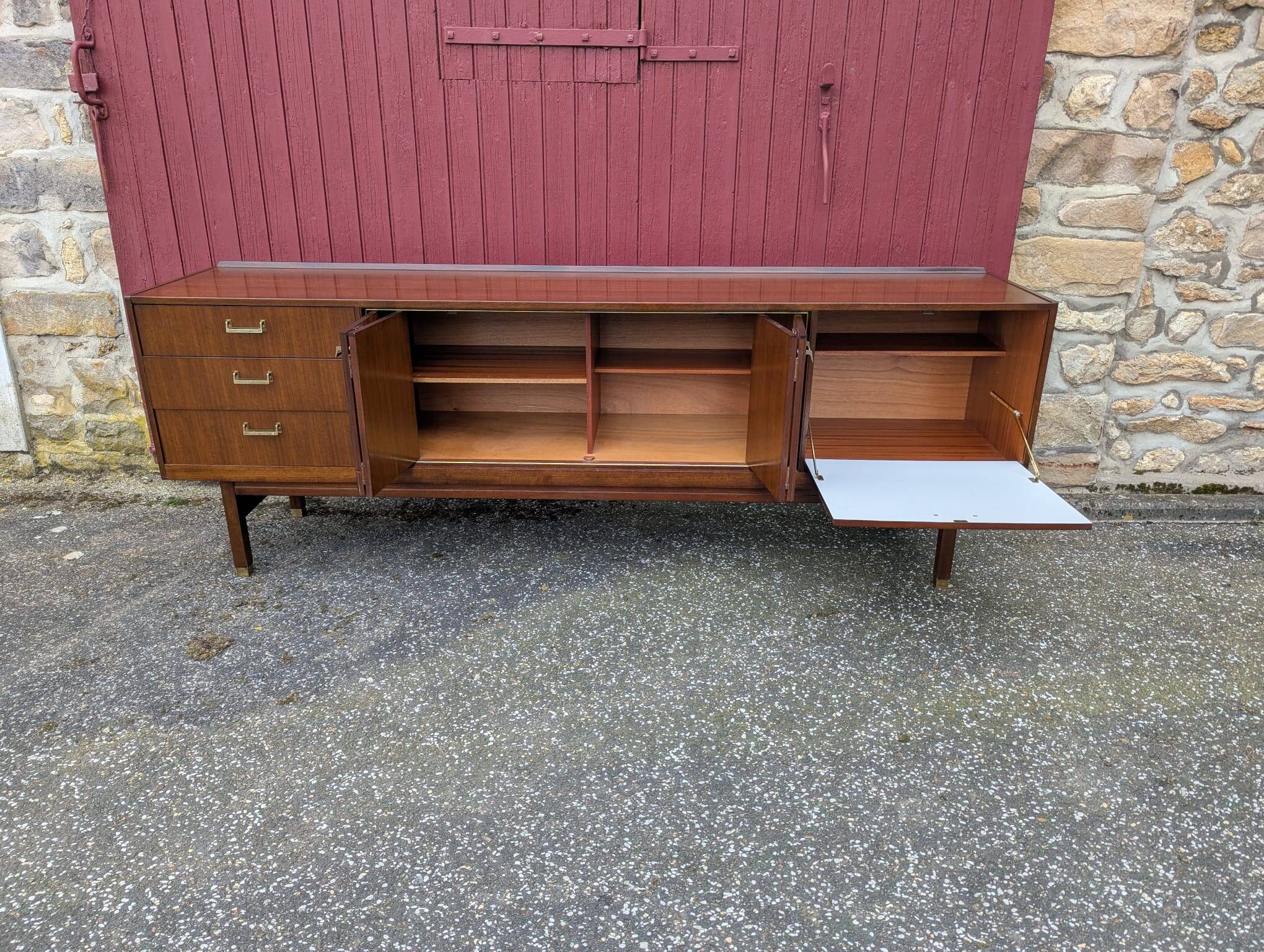 Vintage teak enfilade G-Plan (E. Gomme) - 220 cm