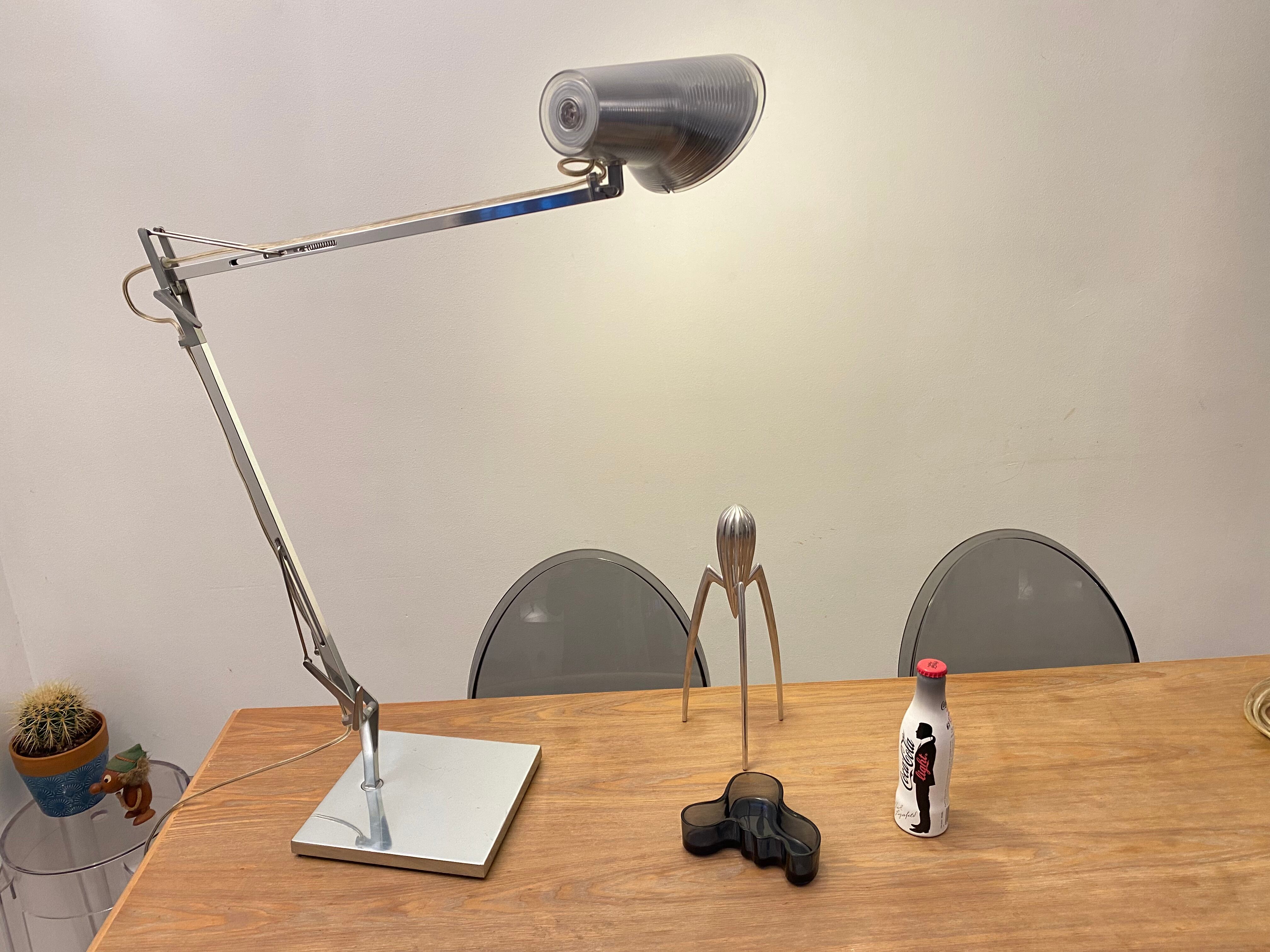 Desk lamp Kelvin T edition Flos design Antonio Citterio chrome aluminum