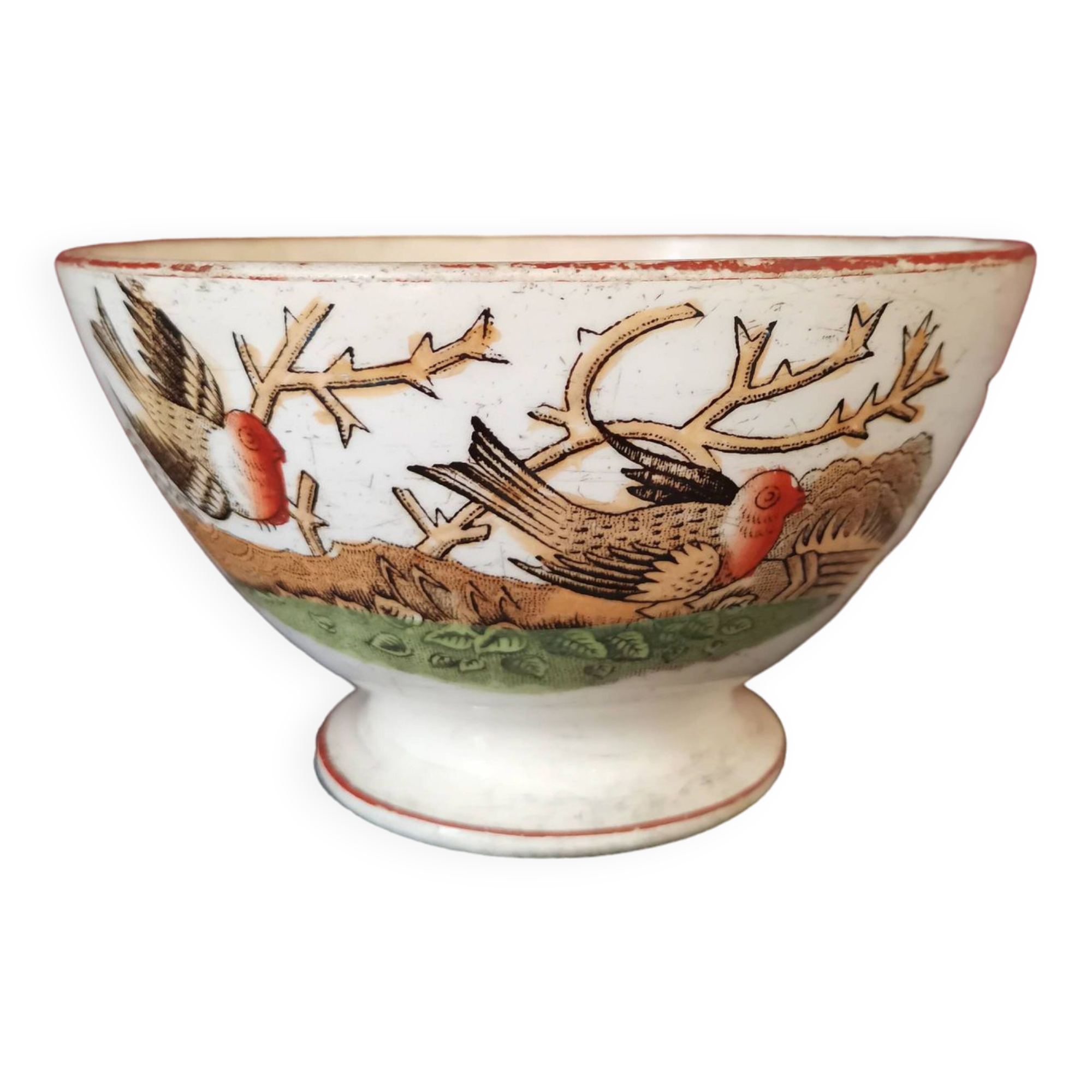 Old bowl Birds