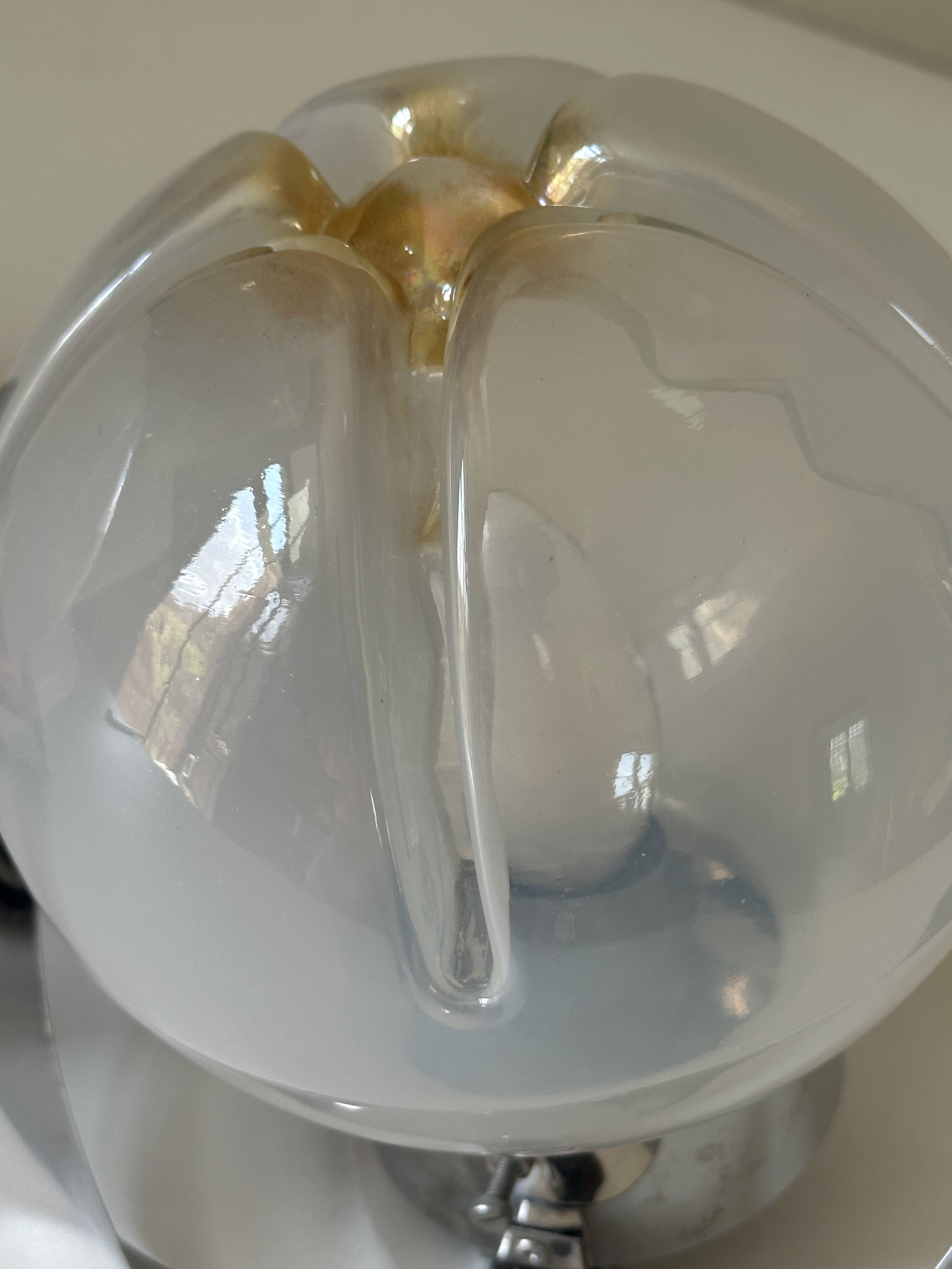 Pair of vintage design wall lights from the 70s